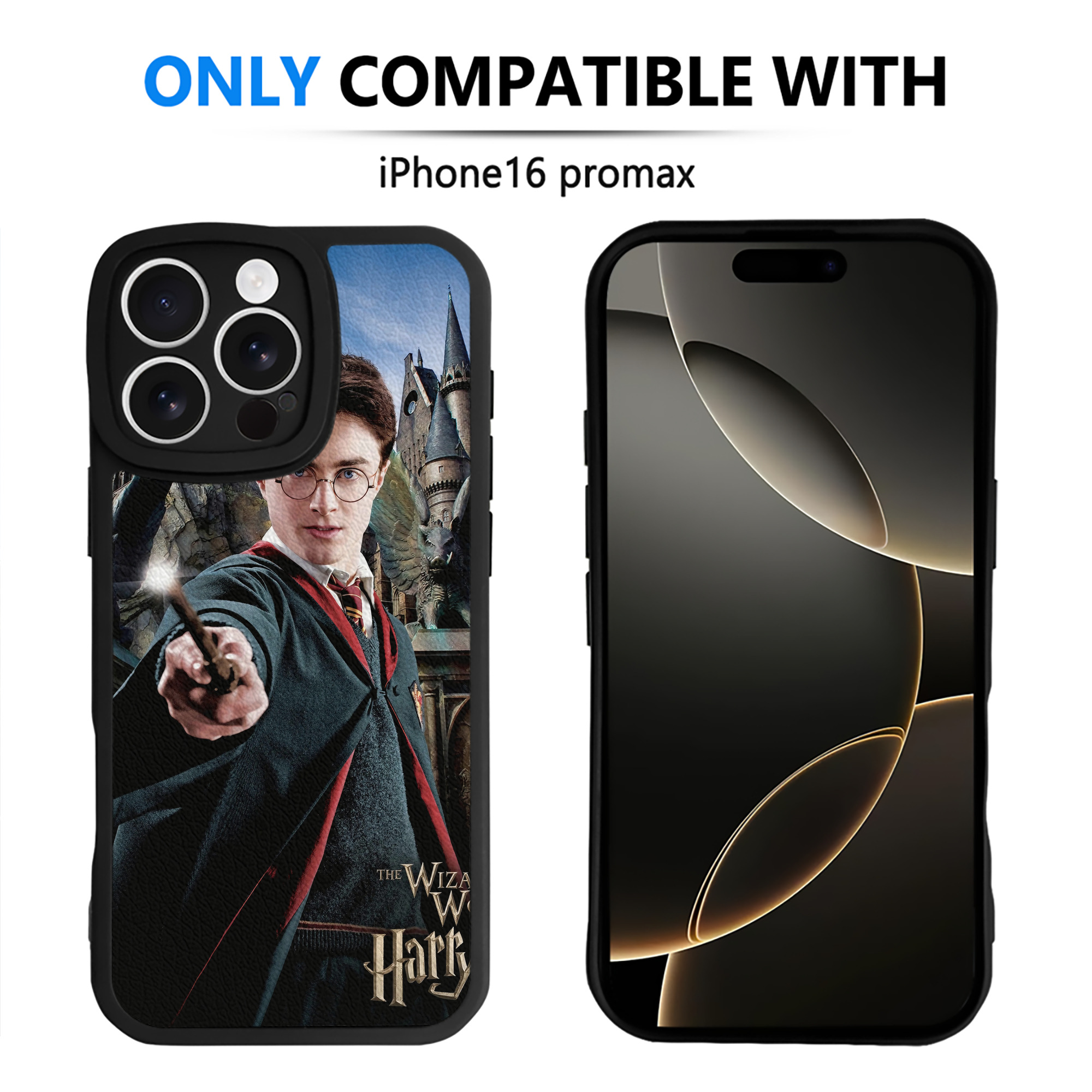 （画像用） Harry Potter ハリー・ポッターシリーズ 【iPhone 16シリーズ対応】シリコンスマホケース（レザー調） 材質：シリコン